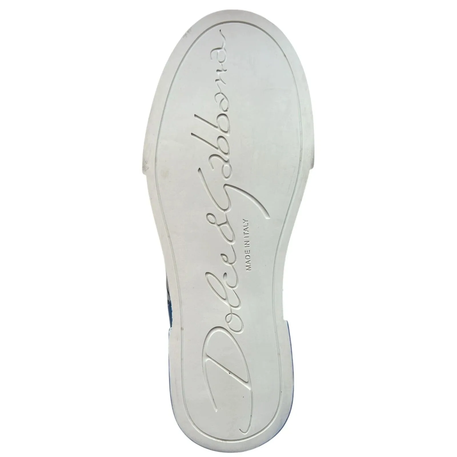 Dolce & Gabbana blue Logo Portofino Sneakers Women's Shoes