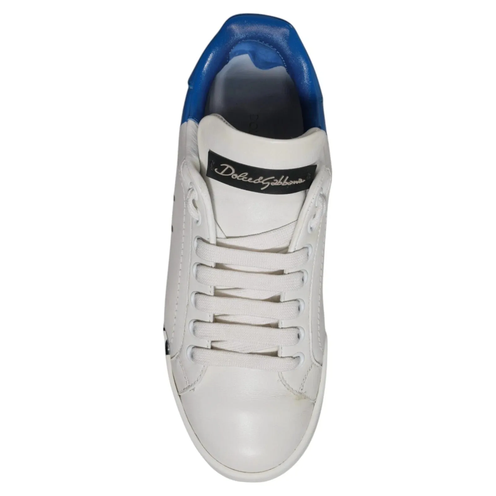 Dolce & Gabbana blue Logo Portofino Sneakers Women's Shoes