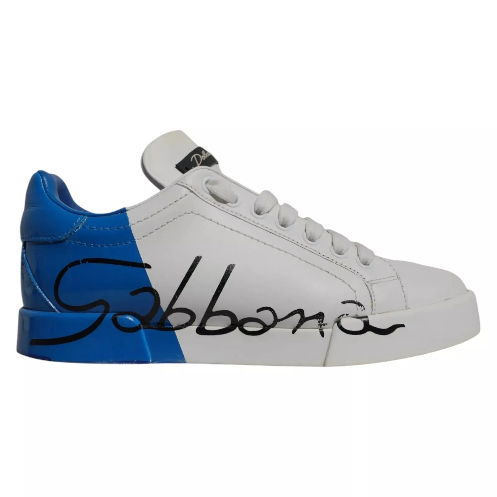 Dolce & Gabbana blue Logo Portofino Sneakers Women's Shoes