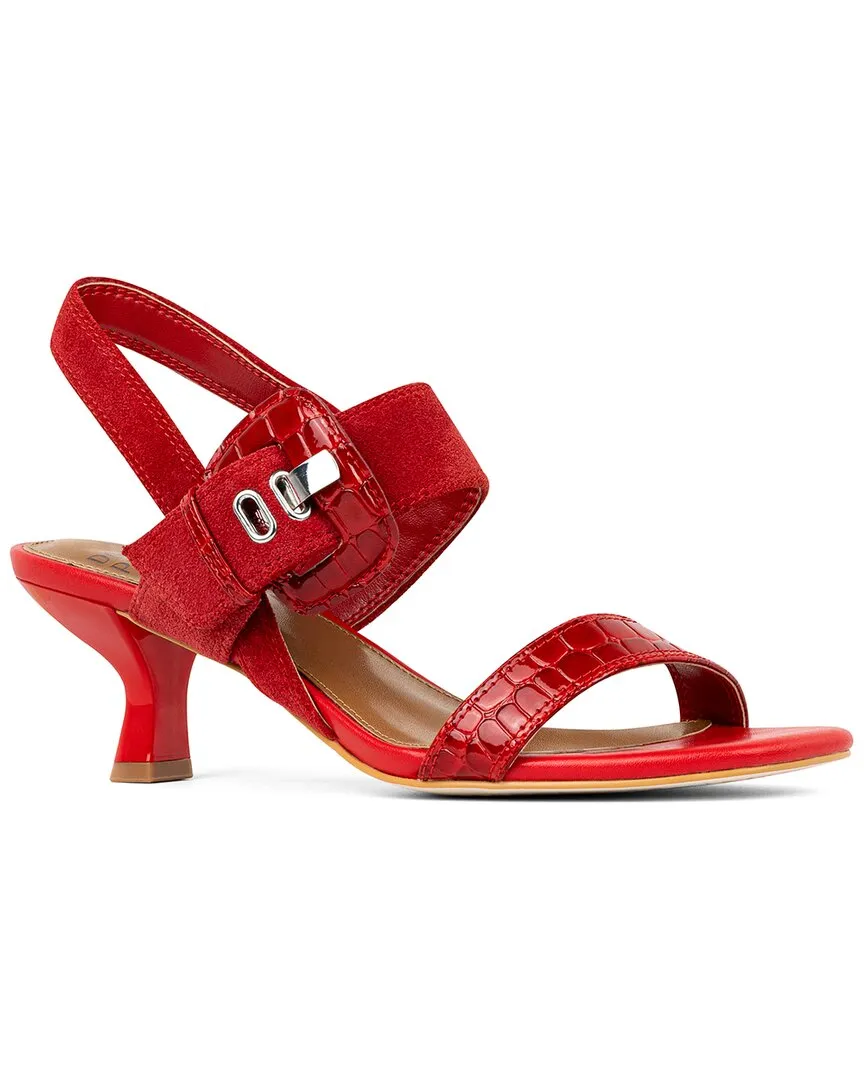 Donald Pliner Keiran02 Suede Big Buckle Slingback Sandal