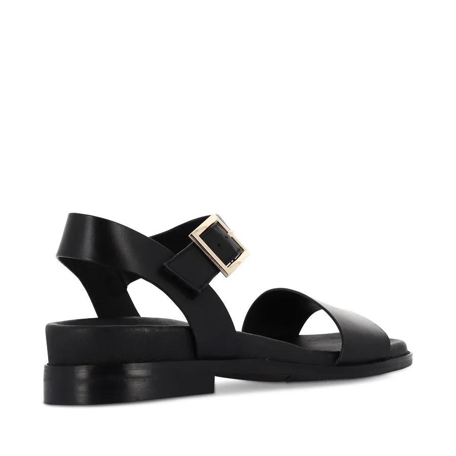 ELISSAY - BLACK BLACK LEATHER