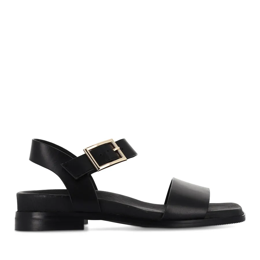 ELISSAY - BLACK BLACK LEATHER