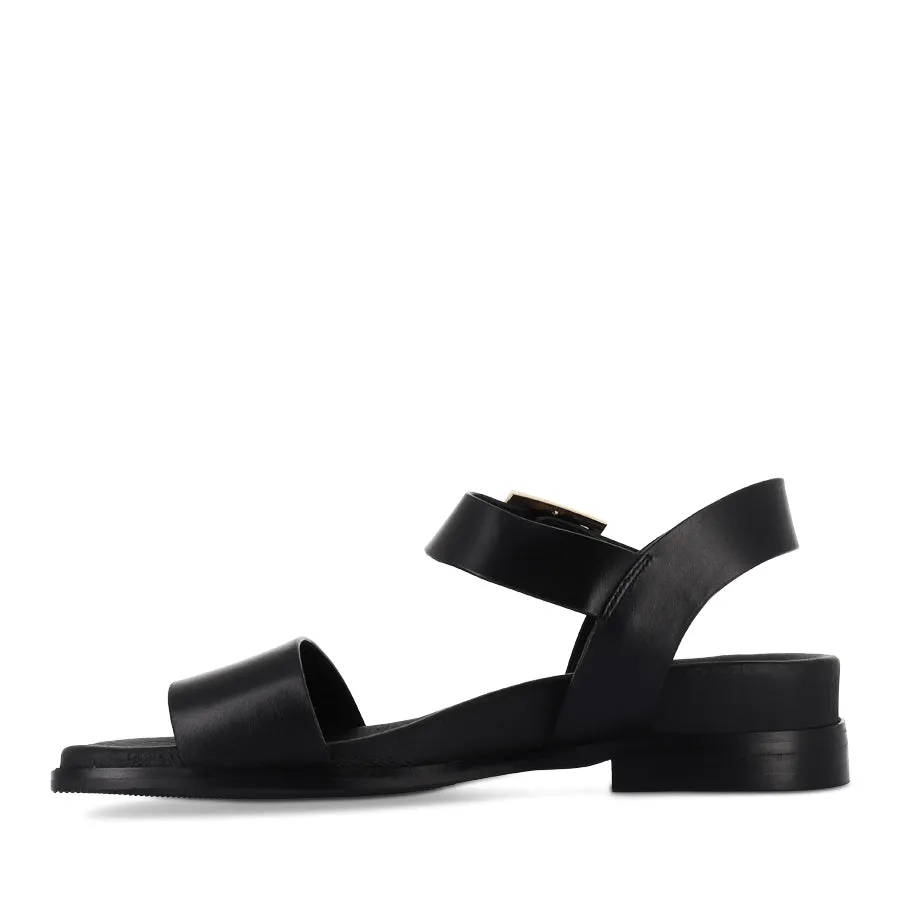 ELISSAY - BLACK BLACK LEATHER