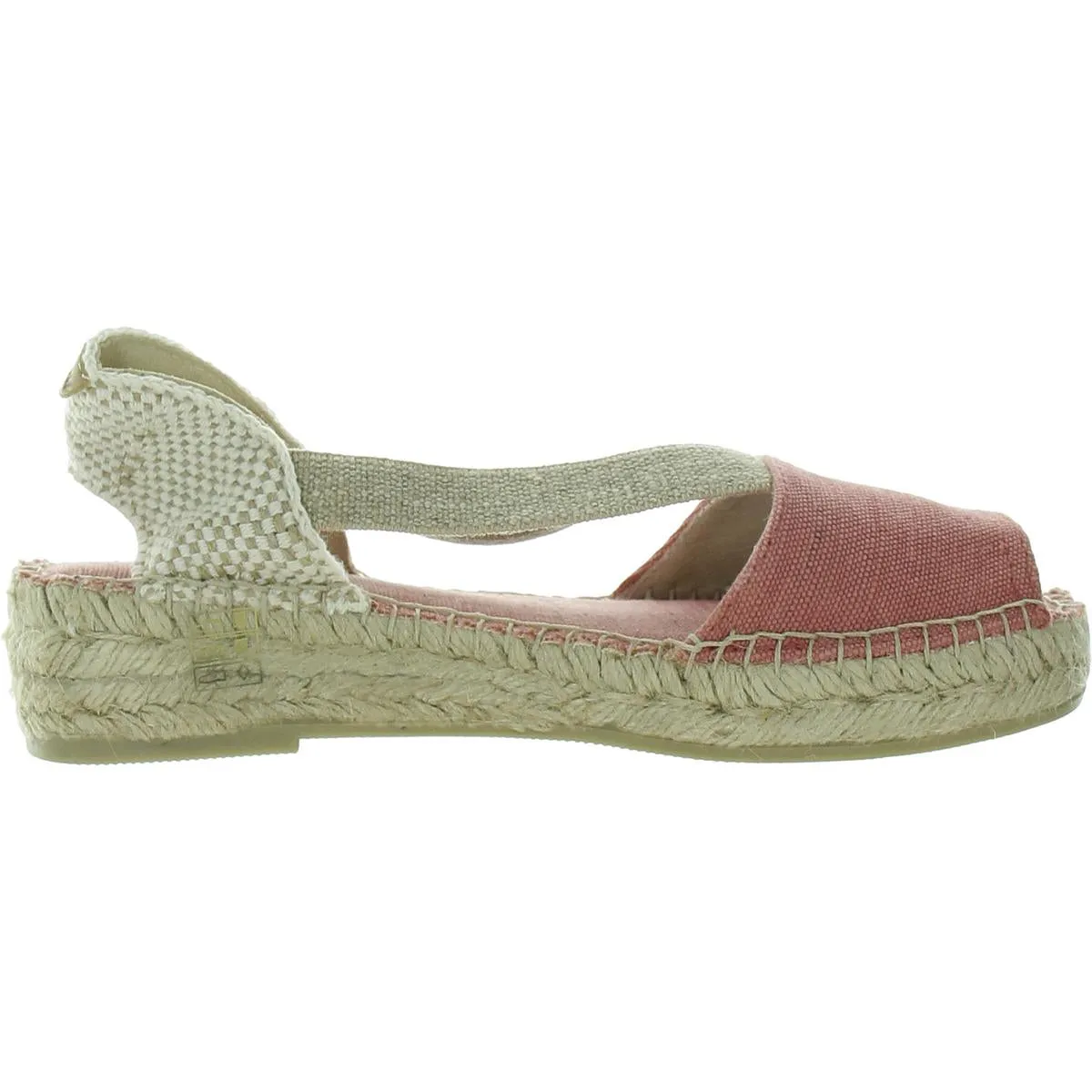 Elora V Womens Cut-Out Canvas Espadrilles