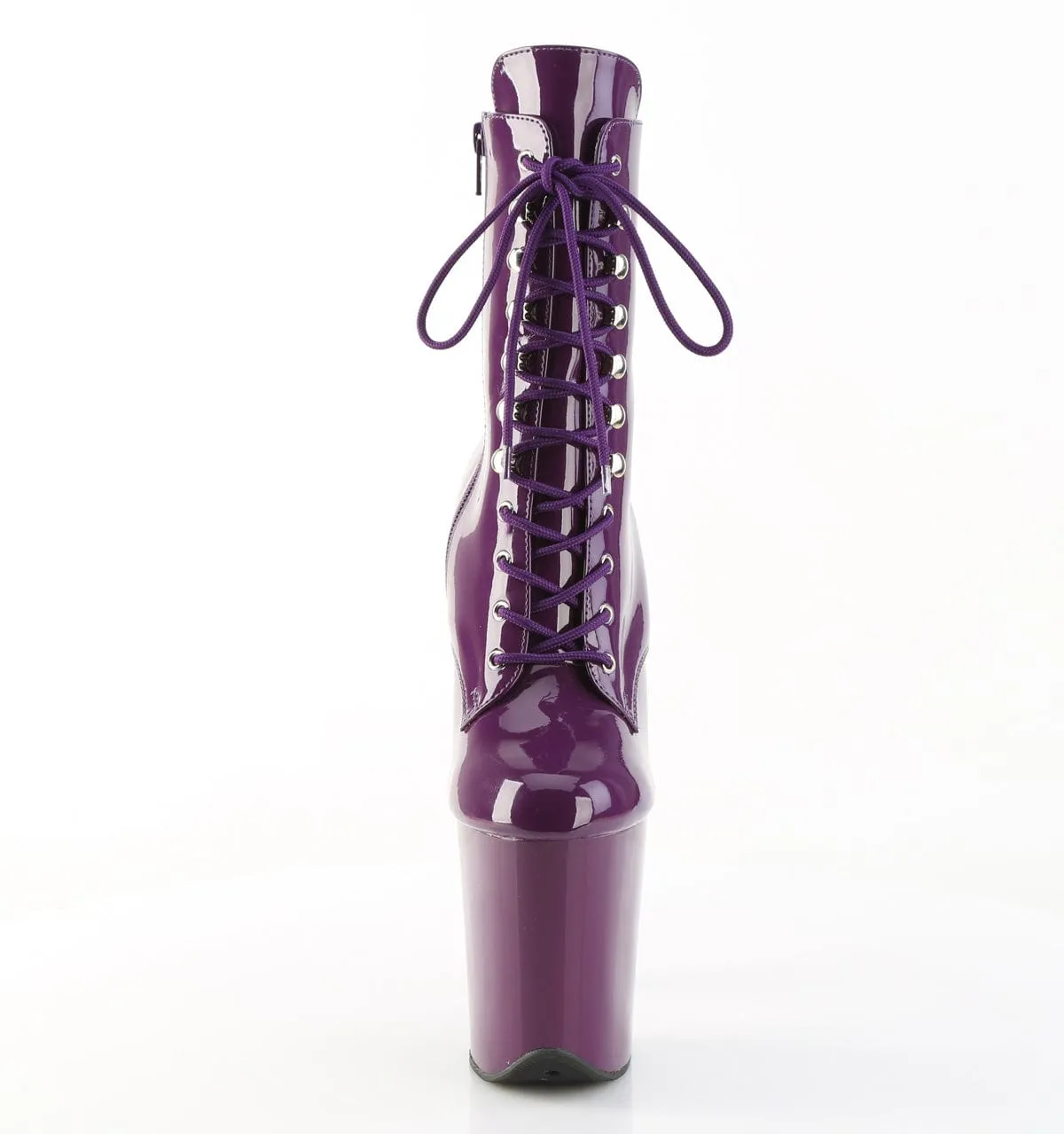 FLAMINGO-1020 Platform Shoes Purple Patent Purple