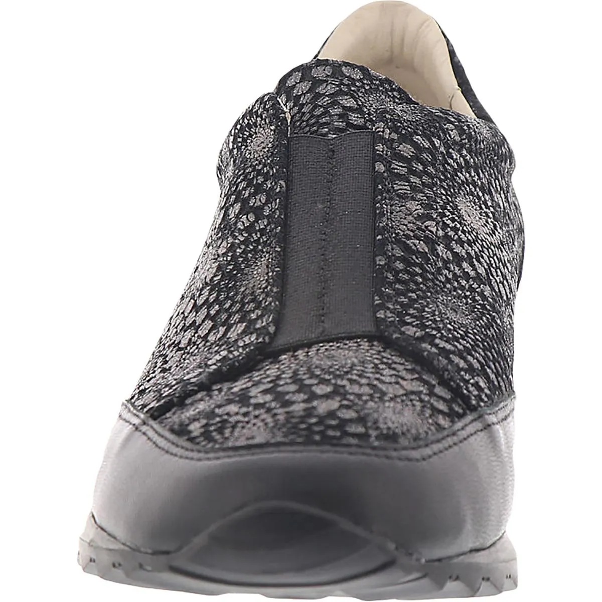 Folco Womens Square Toe Lifestyle Slip-On Sneakers