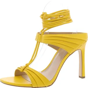 Gabriella Womens Leather Ankle Tie Slingback Sandals
