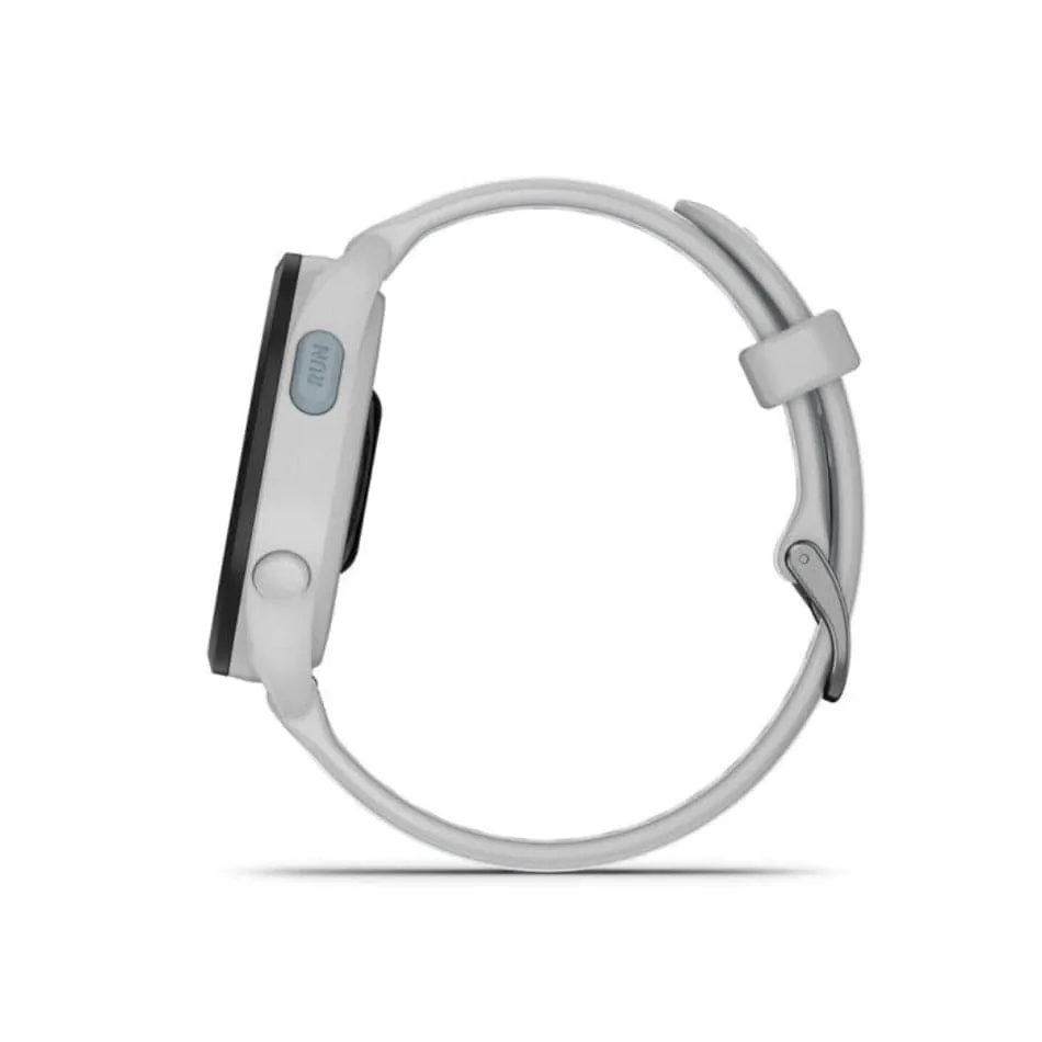 Garmin Unisex Forerunner 165 Running Watch in Mist Grey and Whitestone