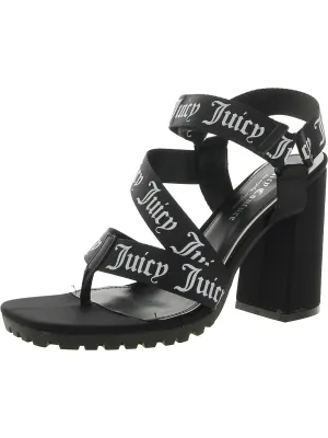 Georgette Womens Open Toe Strappy Heels