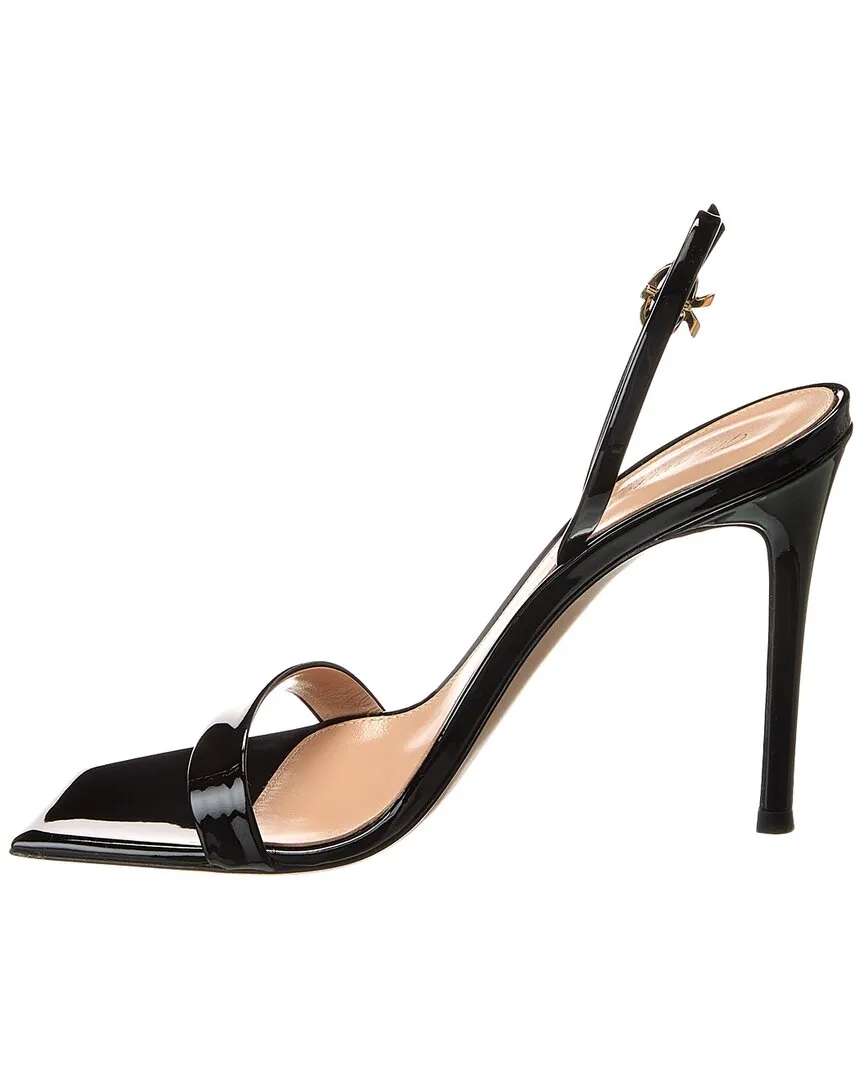 Gianvito Rossi Ribbon Patent Sandal