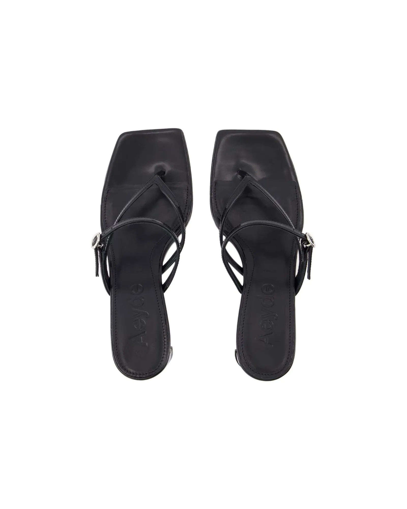 Giselle Sandals - Aeyde - Leather - Black