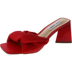 Gomaz Womens Faux Leather Dressy Slide Sandals