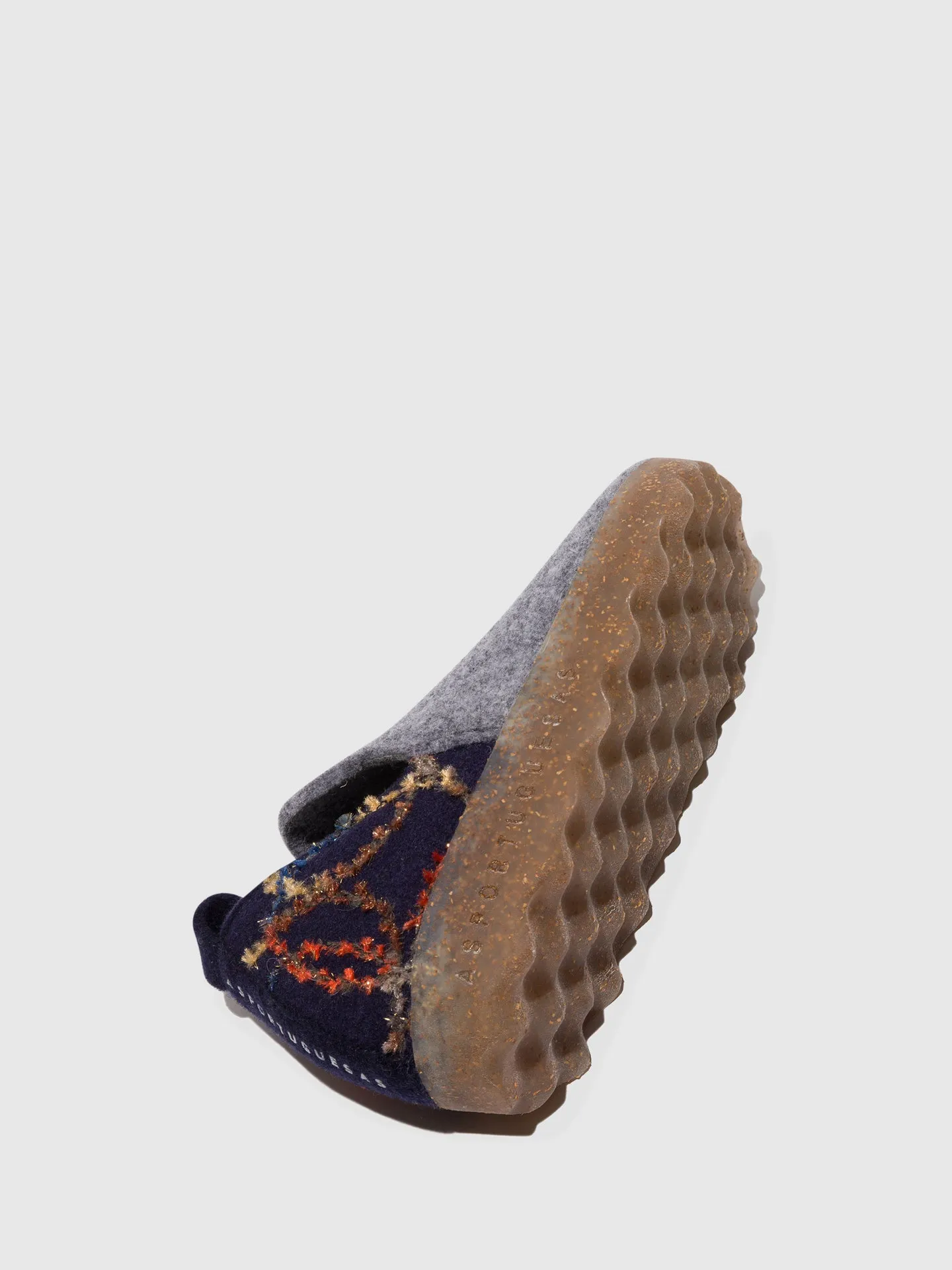 Gray Round Toe Shoes
