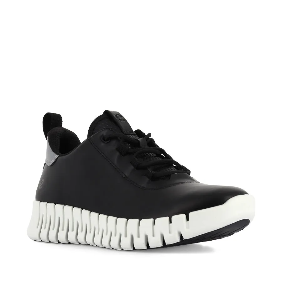 GRUUV W 218203 - BLACK LIGHT GREY LEATHER