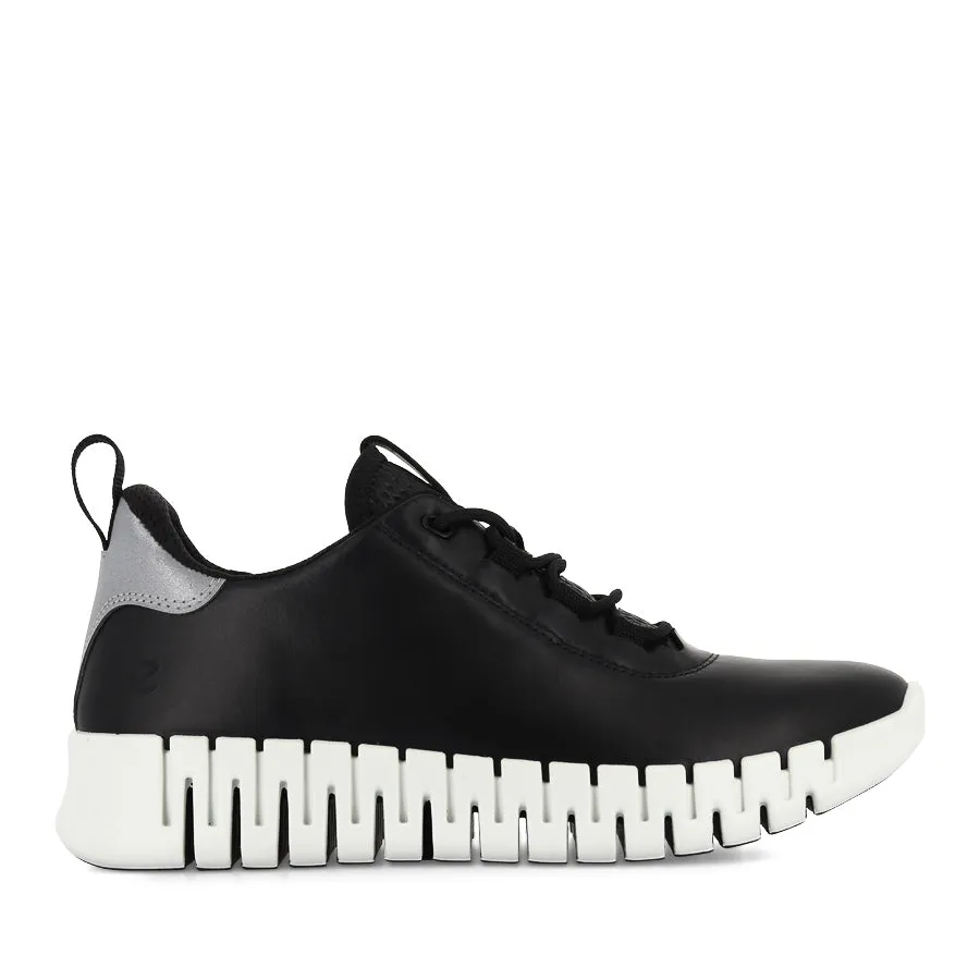 GRUUV W 218203 - BLACK LIGHT GREY LEATHER