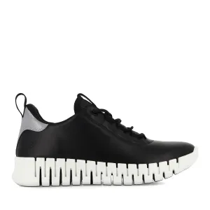 GRUUV W 218203 - BLACK LIGHT GREY LEATHER