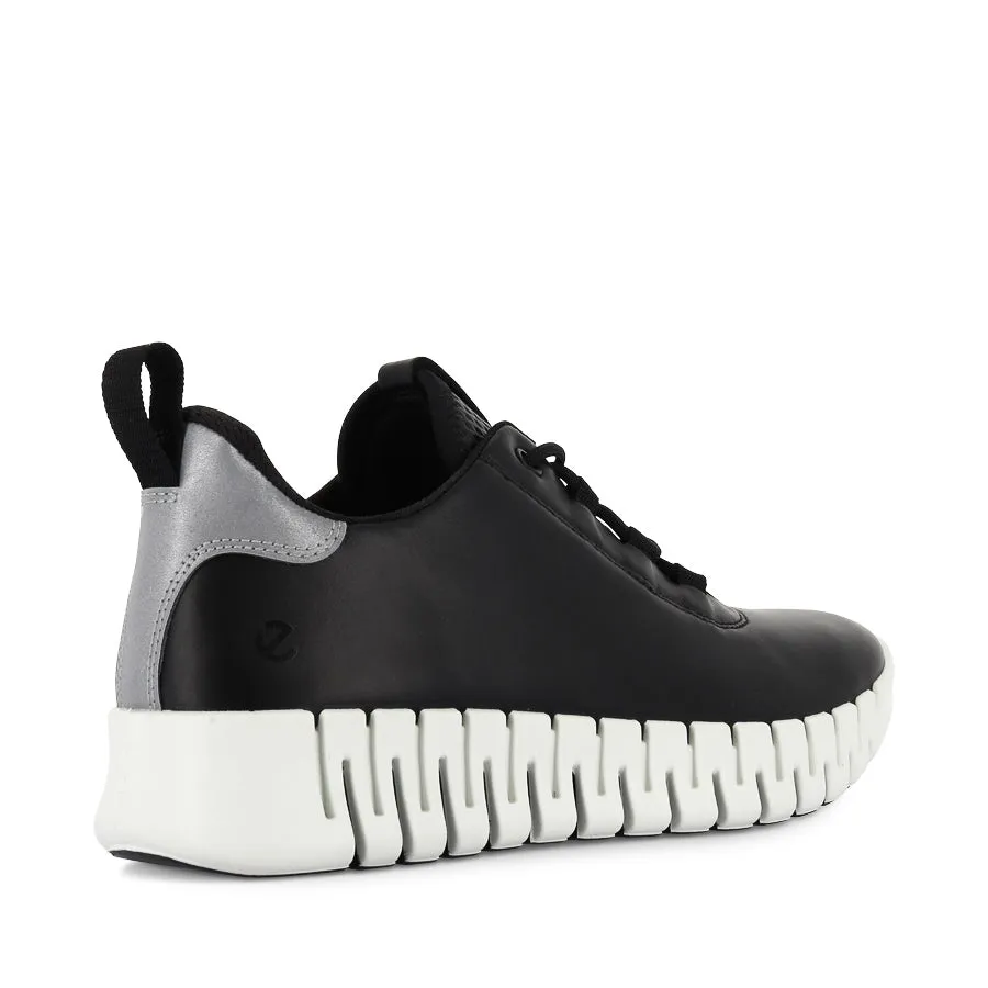 GRUUV W 218203 - BLACK LIGHT GREY LEATHER