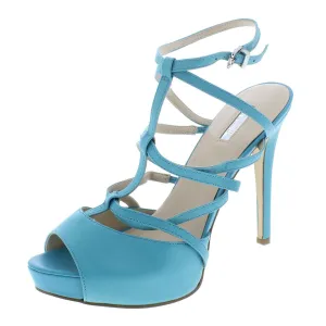 Hazzel 2 Womens Leather Heels Platform Sandals