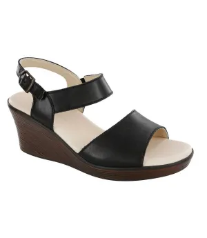 Heather Sandal - Medium In Black