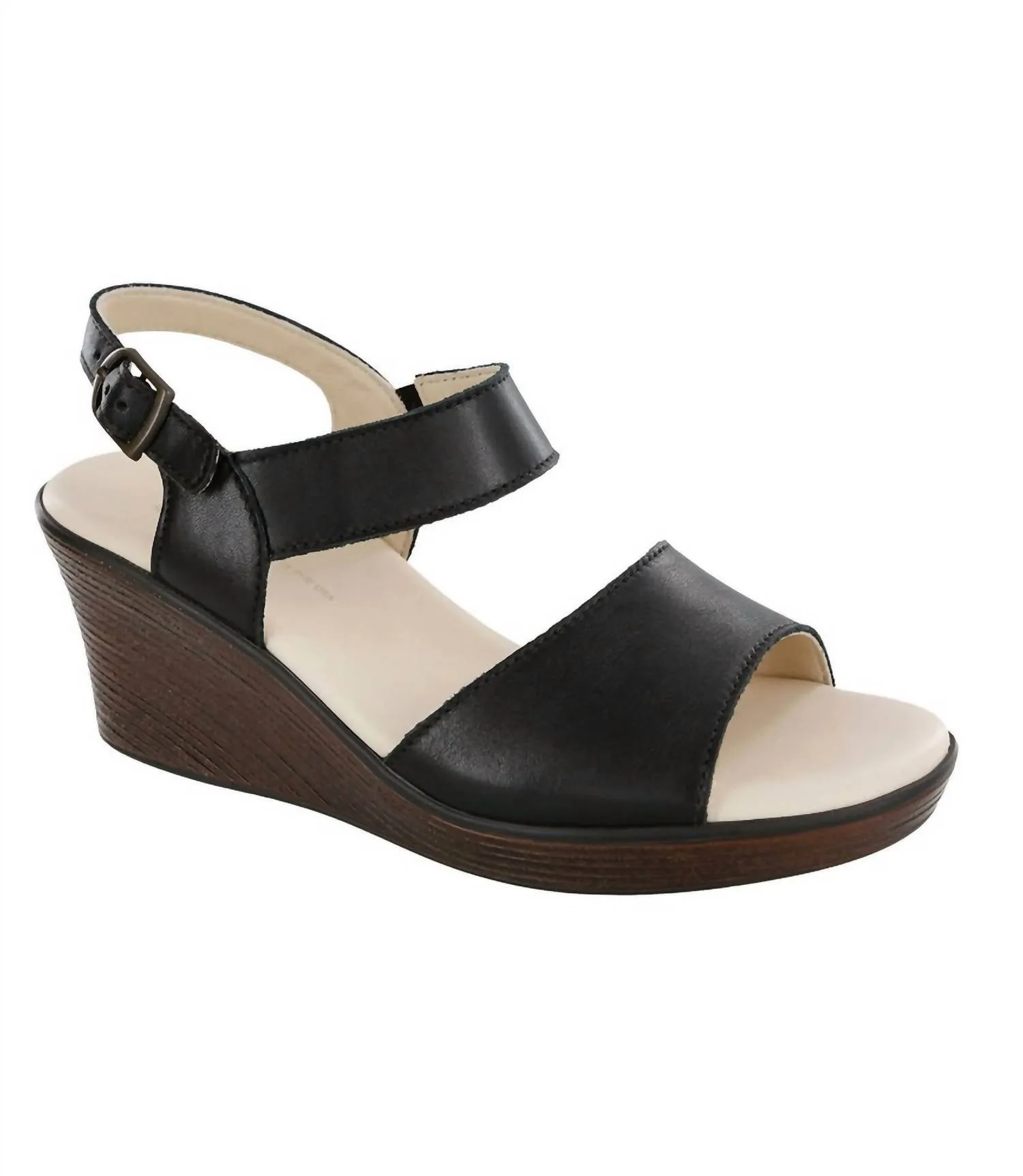 Heather Sandal - Medium In Black
