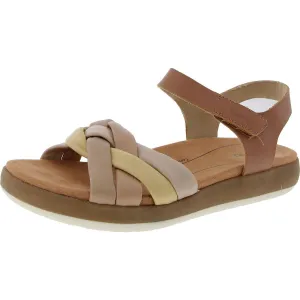 Helena Womens Adjustable Leather Ankle Strap