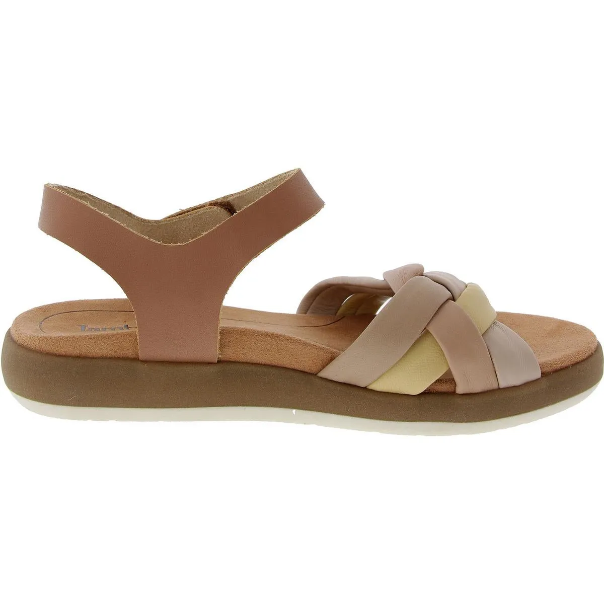 Helena Womens Adjustable Leather Ankle Strap