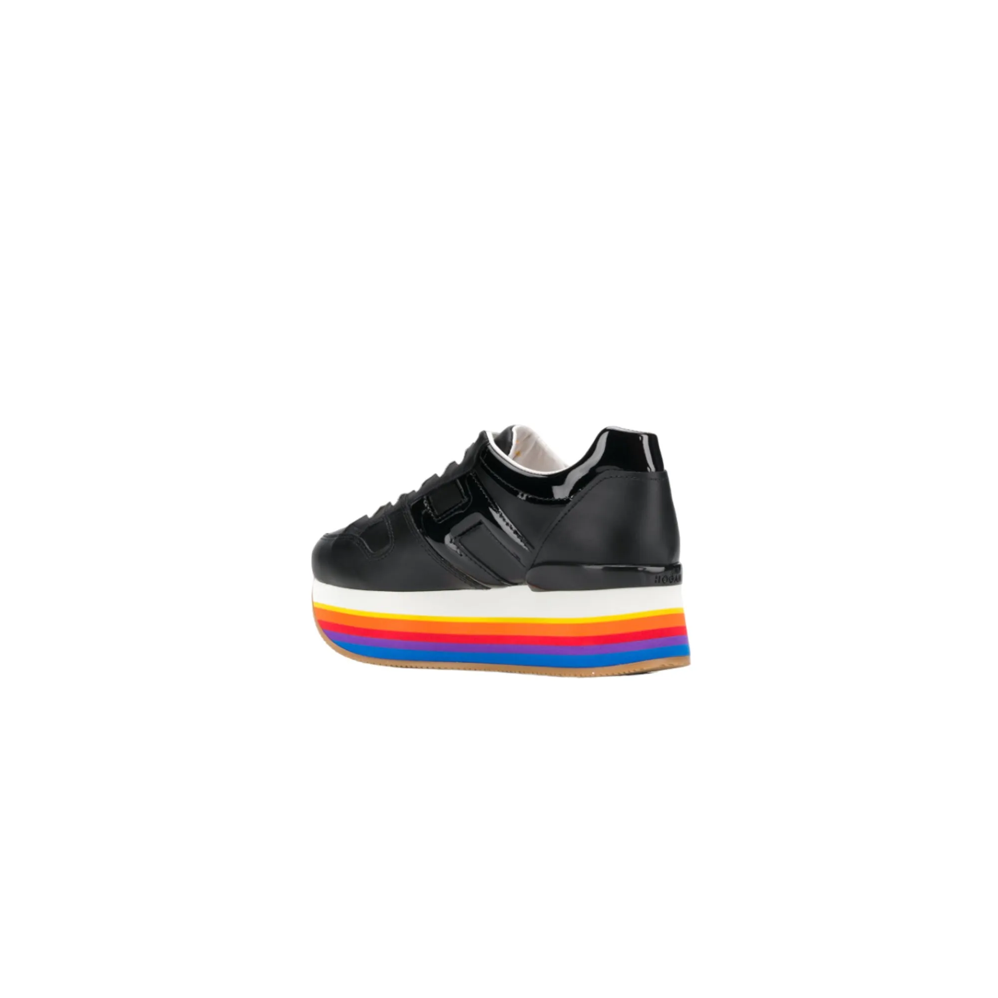 Hogan H421 Micro Rainbow Platform Sneakers