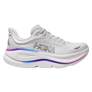Hoka Bondi 9 Cosmic Grey/White Running Shoe (Women's)