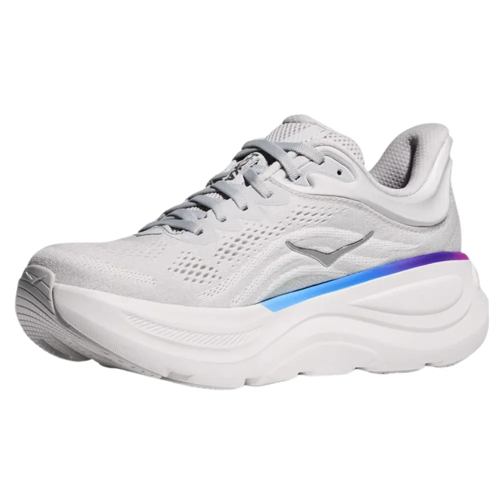 Hoka Bondi 9 Cosmic Grey/White Running Shoe (Women's)