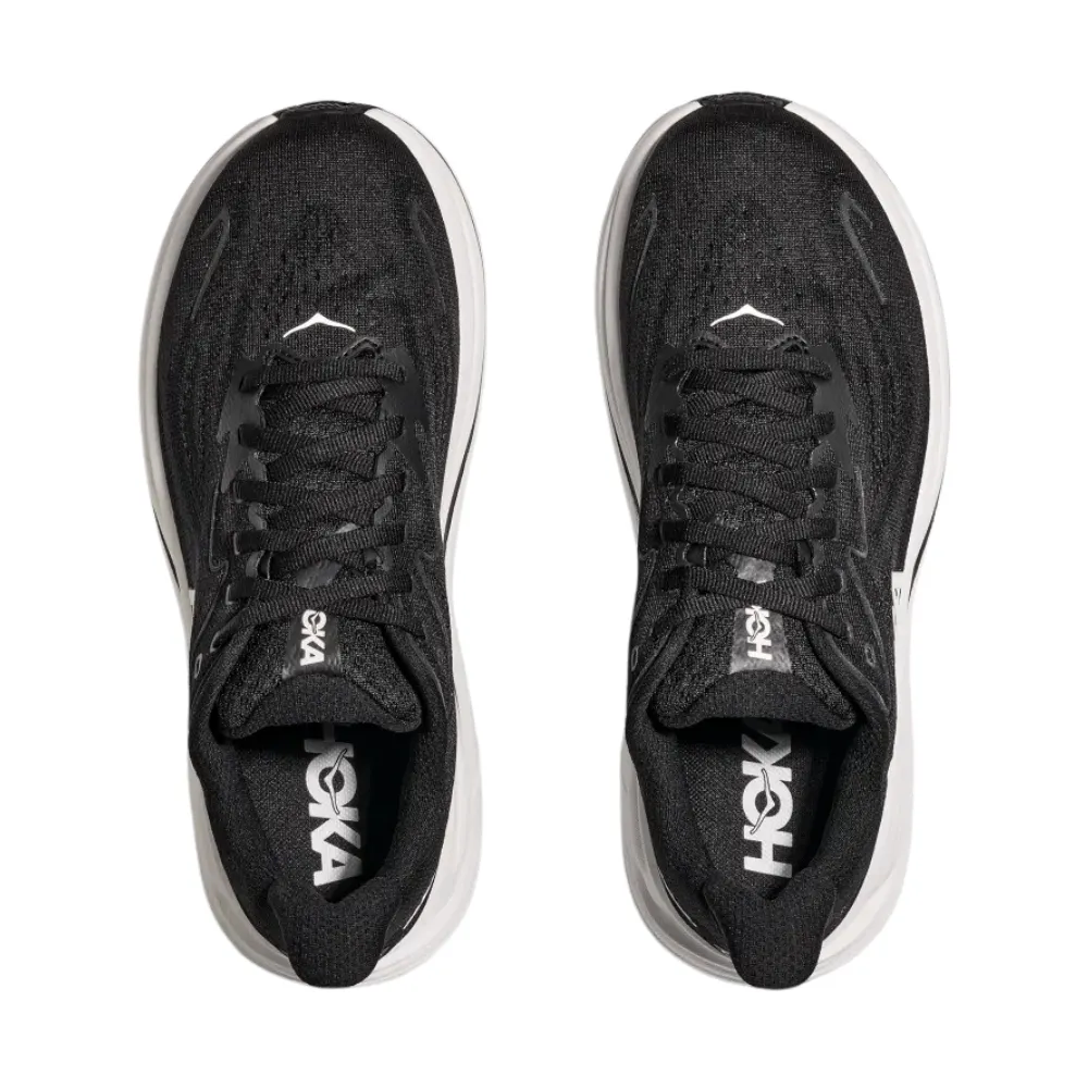 Hoka Clifton 10 Black/White Running Shoe (Women's)