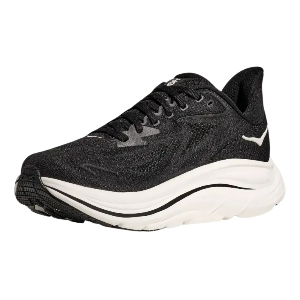 Hoka Clifton 10 Black/White Running Shoe (Women's)