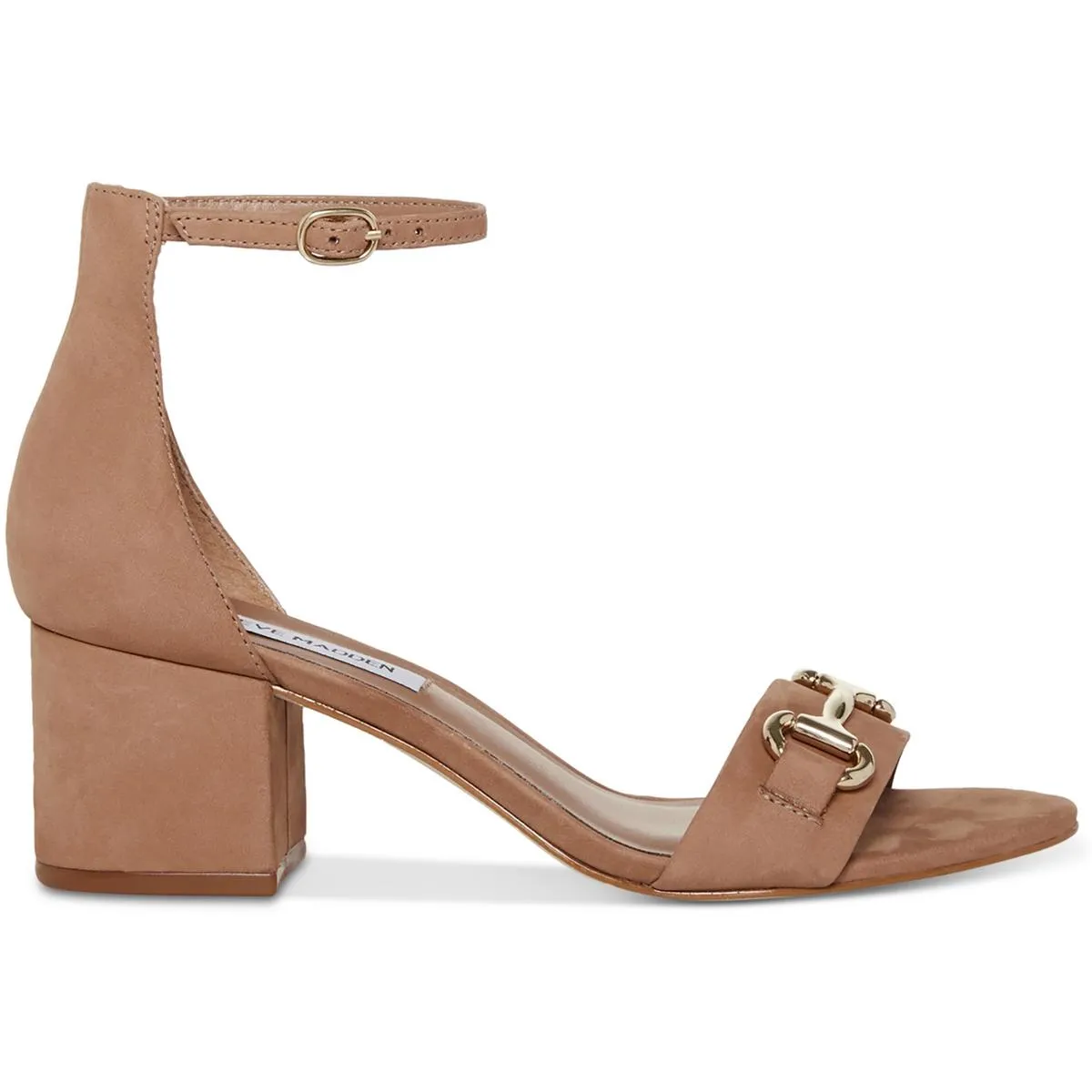 Ireneew Womens Suede Ankle Strap Heel Sandals