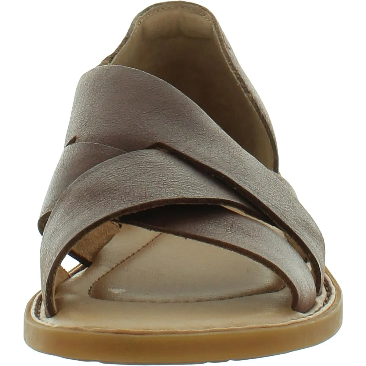 Ithica Womens Leather D'Orsay Strappy Sandals