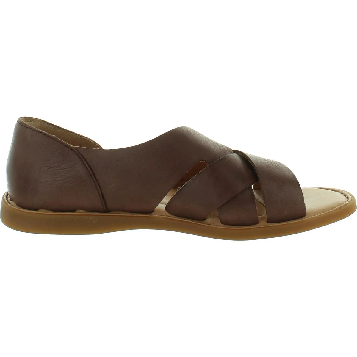 Ithica Womens Leather D'Orsay Strappy Sandals
