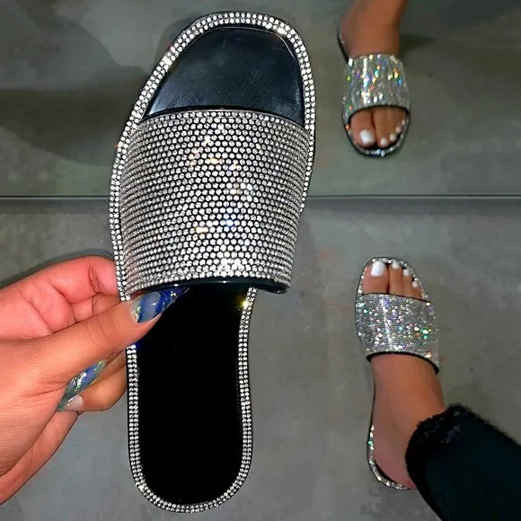 JACELYN01 - BLACK JELLY SANDALS