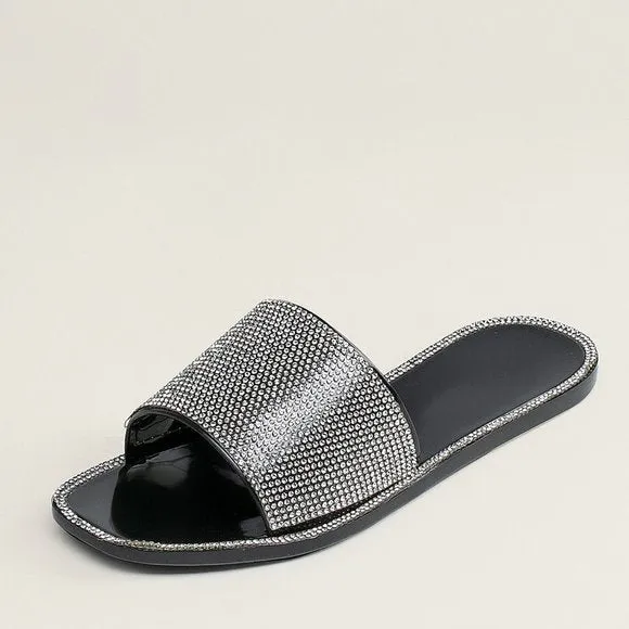 JACELYN01 - BLACK JELLY SANDALS