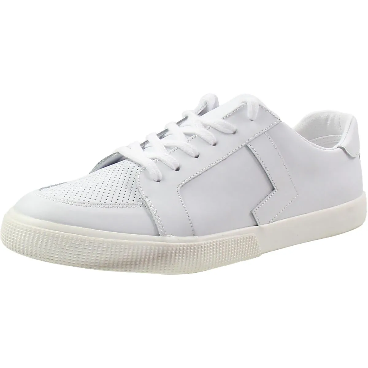 Jennefer Womens Perforated Leather Casual And Fashion Sneakers
