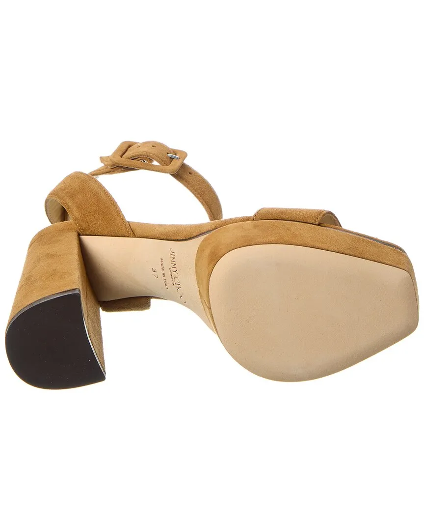 Jimmy Choo Jax/PF 115 Suede Sandal
