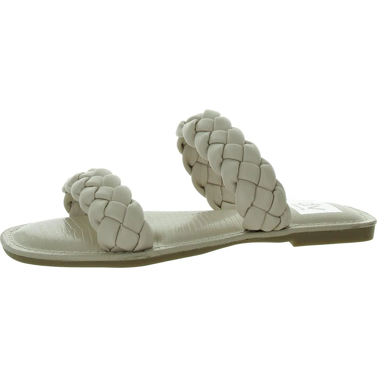 JOCEE Womens Strappy Braided Slide Sandals