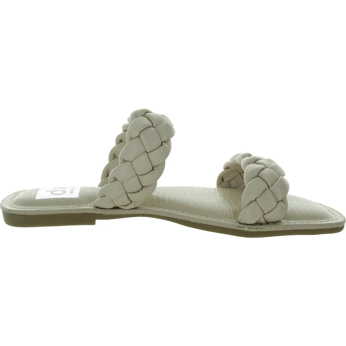 JOCEE Womens Strappy Braided Slide Sandals