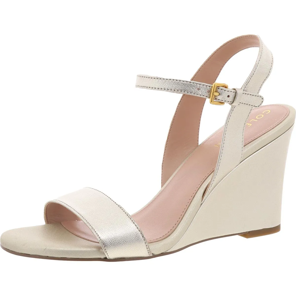 Josie Womens Leather Heeled Ankle Strap
