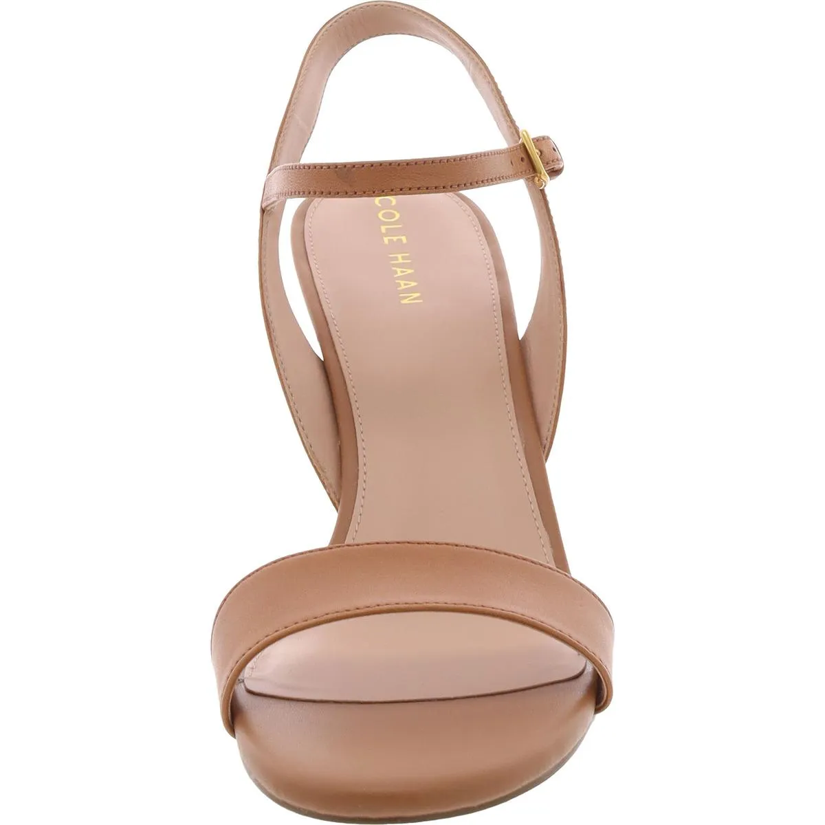 Josie Womens Leather Heeled Ankle Strap