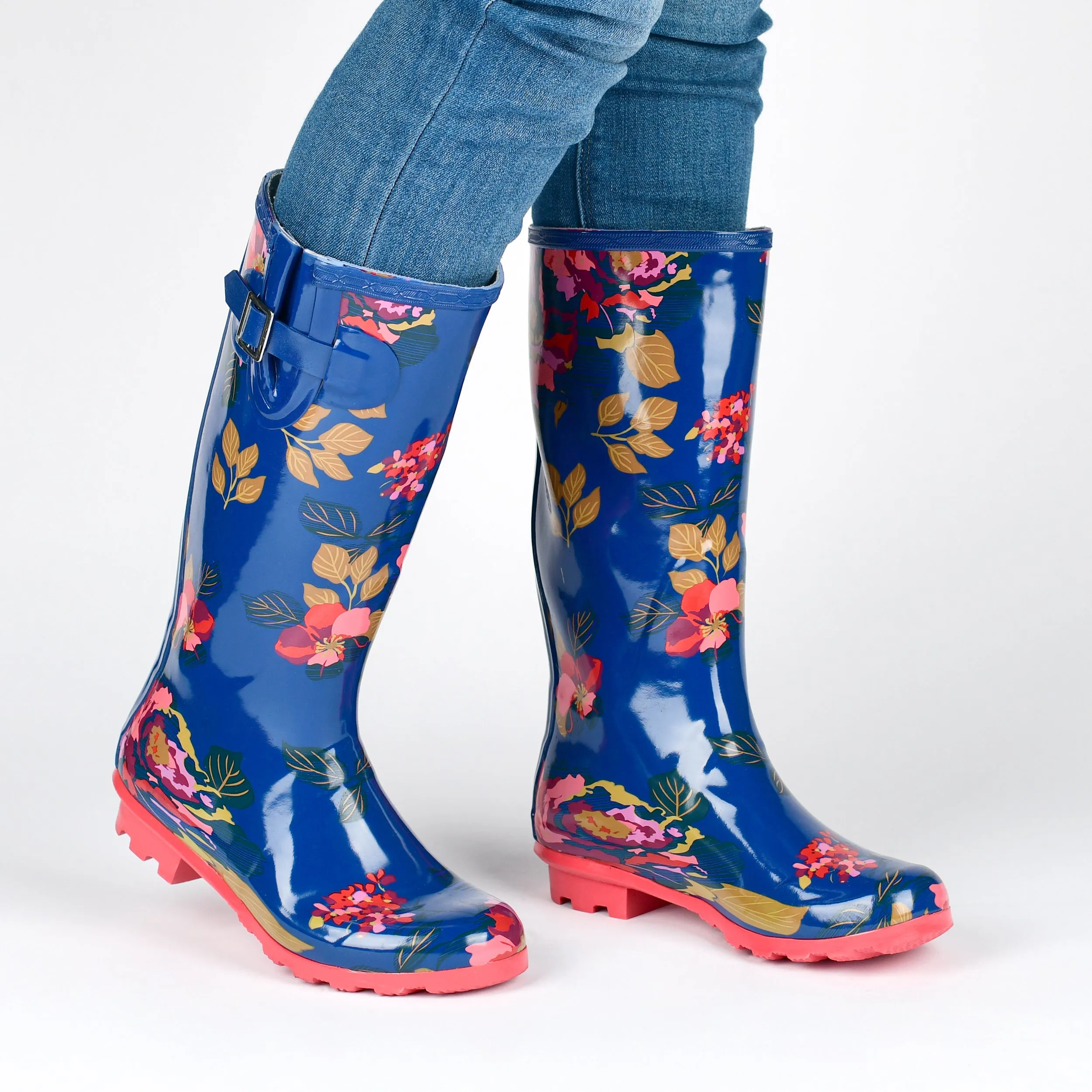 Journee Collection Women's Mist Rainboot