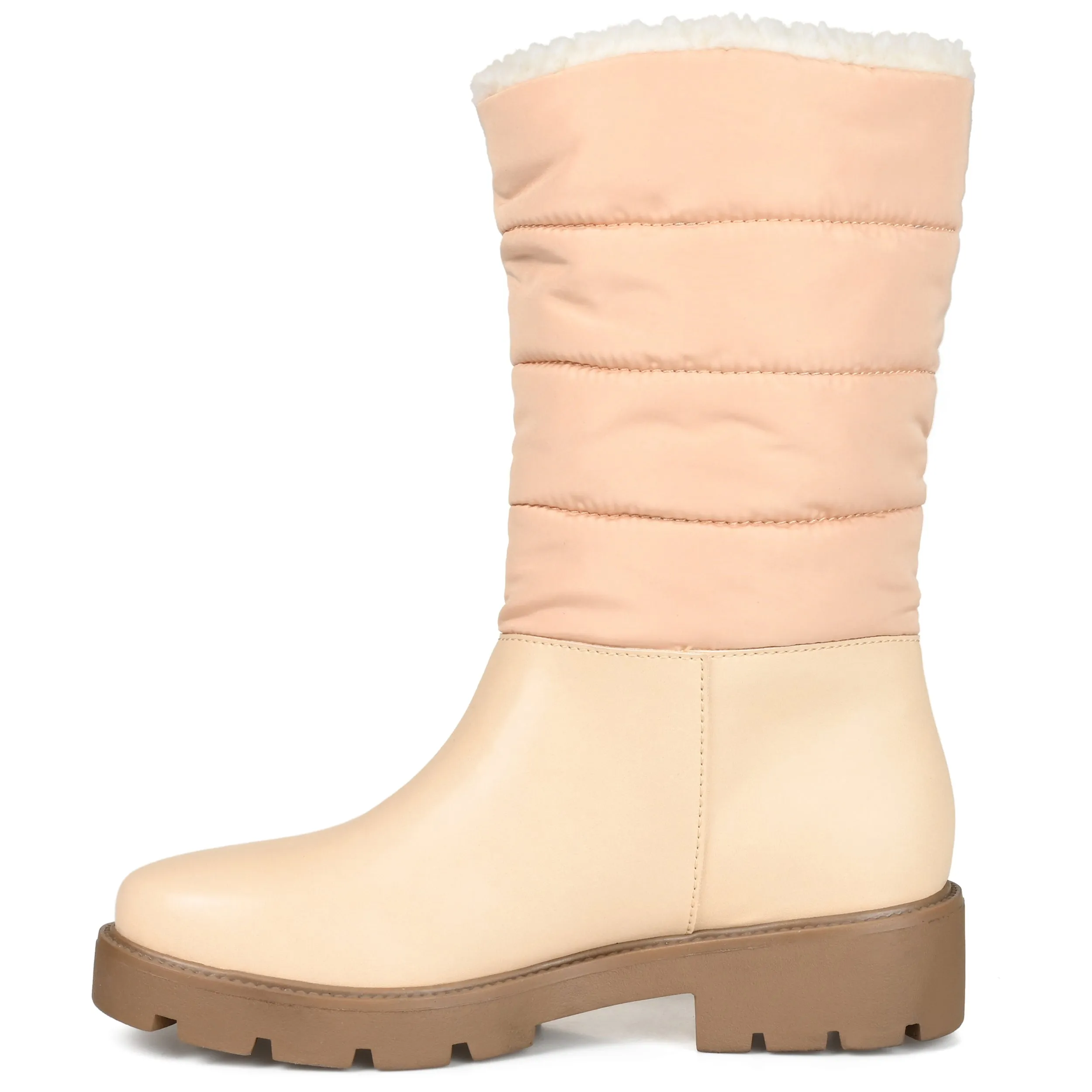 Journee Collection Womens Nadine Tru Comfort Foam Block Heel Winter Boots