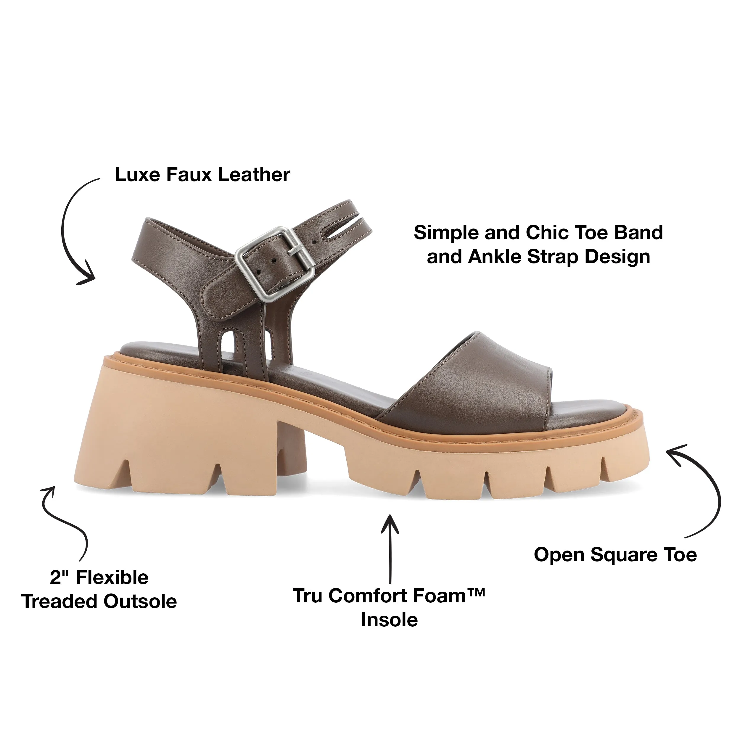 Journee Collection Women's Tru Comfort Foam Tillee Sandals