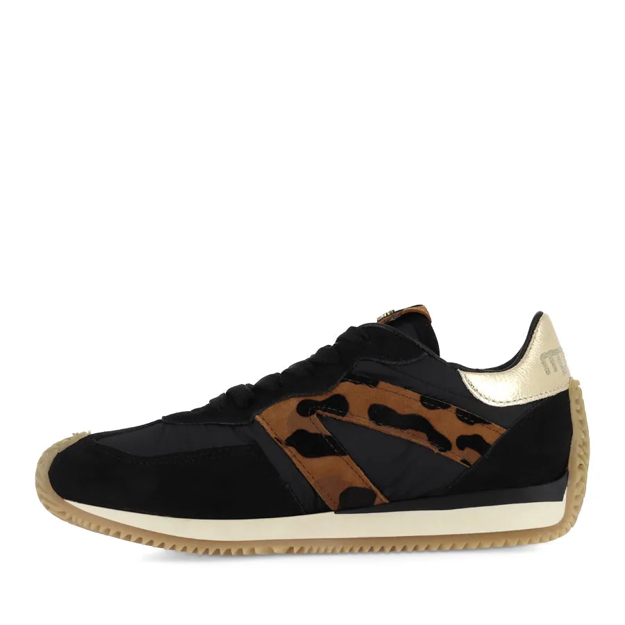 LANA - BLACK/LEOPARD MULTI