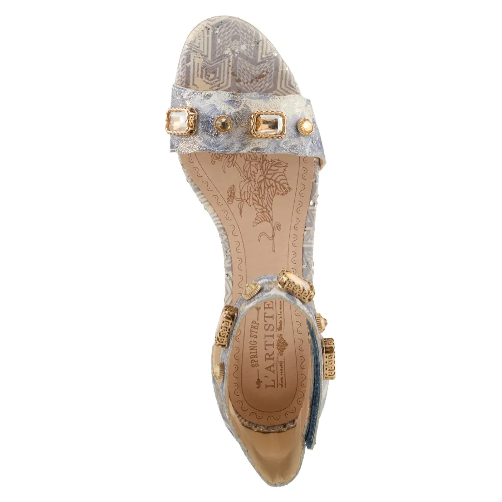 L'Artiste by Spring Step Aquavelva Slate Multi Leather Pump (Women's)