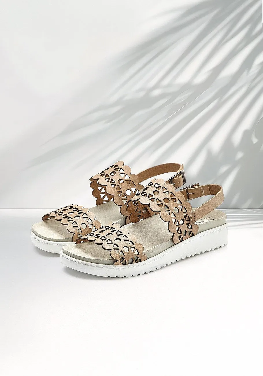 LASCANA Women's Hole Detail Sandals