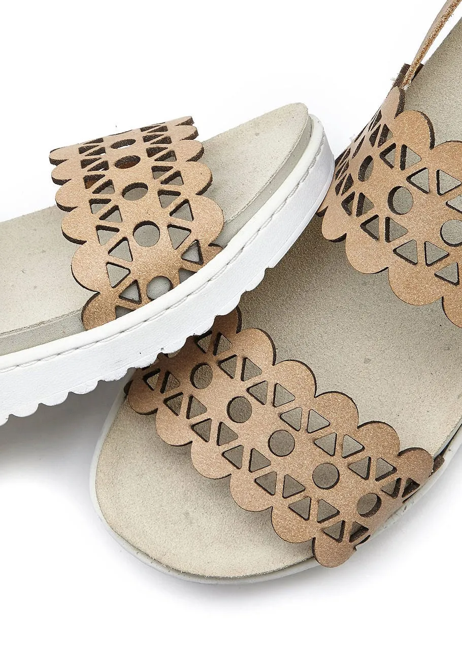 LASCANA Women's Hole Detail Sandals