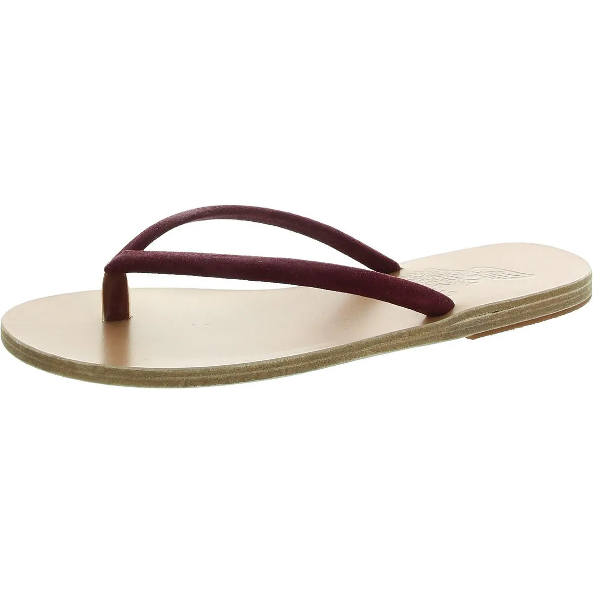 Lexi Womens Suede Flip-Flops